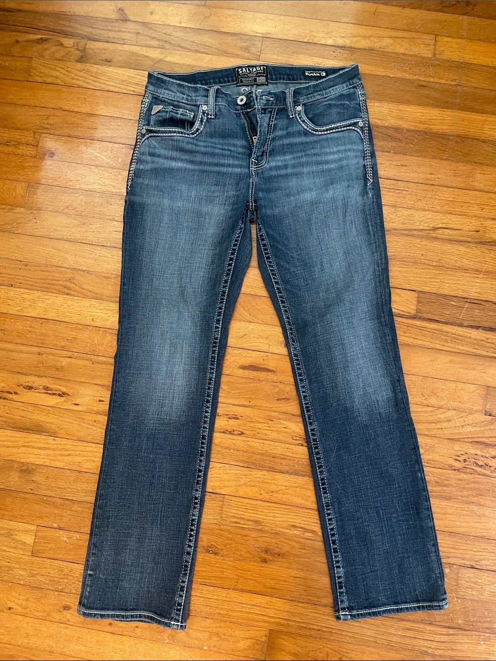 Salvage Dark Indigo Men’s Boot/Reg Cut Jeans 36/34